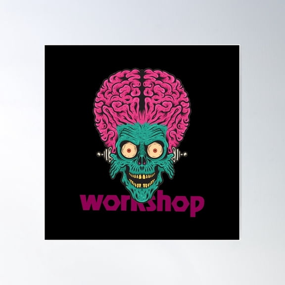 Alien Workshop Power Of Mind Poster Wall Art, Modern Wall Decor For Living Room Bedroom, 24x24 UNFRAMED