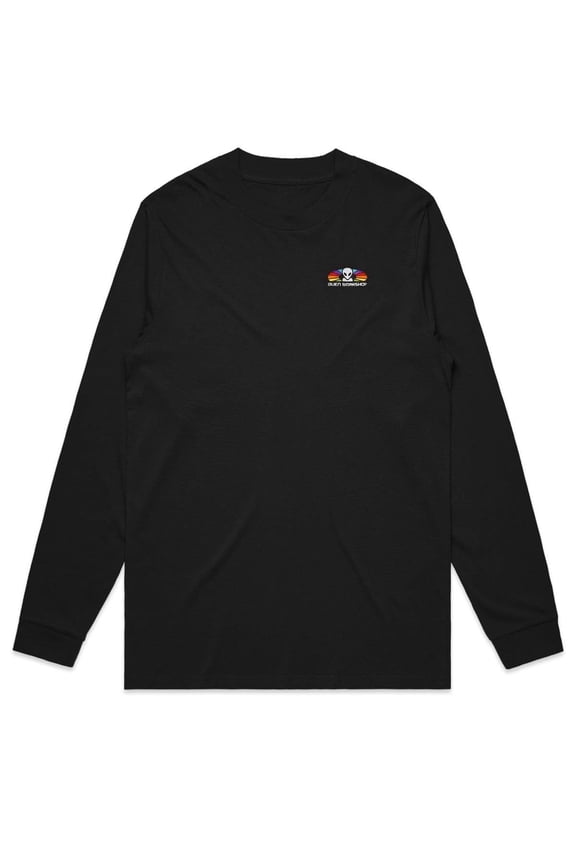 Spectrum Embroidered Long Sleeve Small Black