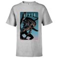 thumbnail image 1 of Alien Xenomorph Illustrated Poster - Short Sleeve T-Shirt for Kids - Customized-Athletic Heather, 1 of 5