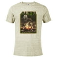 thumbnail image 1 of Alien Xenomorph Prepare Yourself Retro - Short Sleeve Blended T-Shirt for Adults - Customized-Putty Snow Heather, 1 of 5