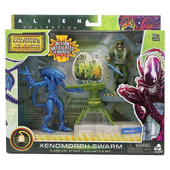 Alien Xenomorph Swarm With Xenomorph Warrior Action Figure Set
