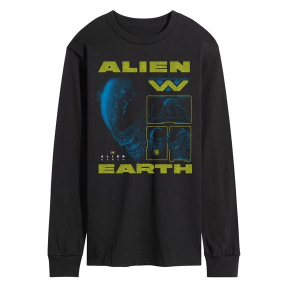 Alien -  Xenomorphs Multi Image - Men's Long Sleeve Graphic T-Shirt