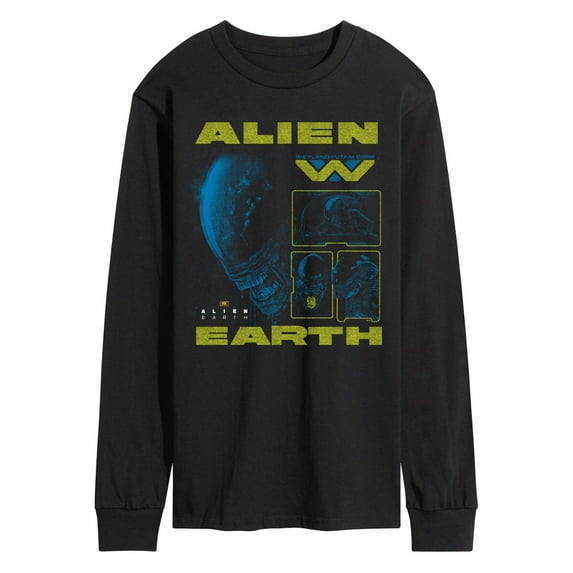 Alien - Xenomorphs Multi Image Long Sleeve Graphic T-Shirt