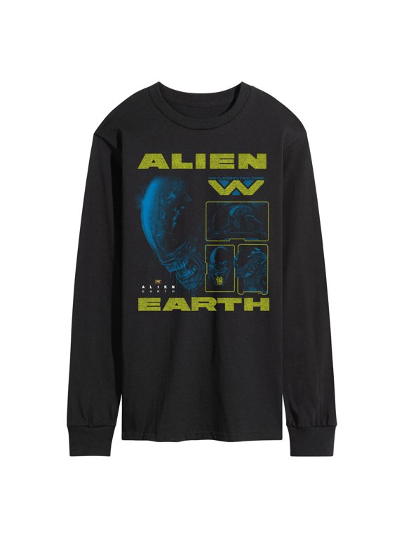 - Xenomorphs Multi Image Men's Long Sleeve Graphic T-Shirt