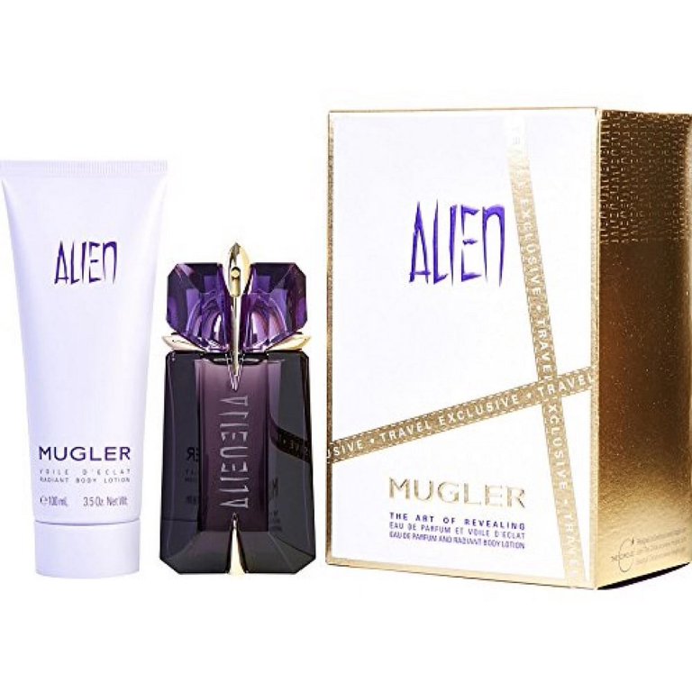 MUGLER ALIEN ギフトセット Get your Alien Eau De Parfum Duo with 10 ml & Body Lotion