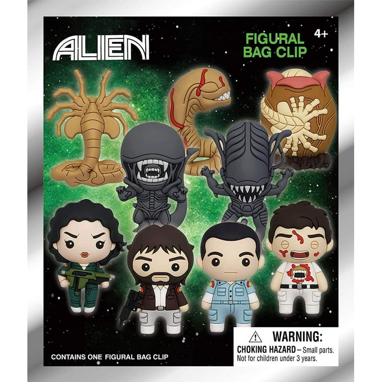Alien vs Predator 3D Figural Foam Bag Clip Versus Collection Toys