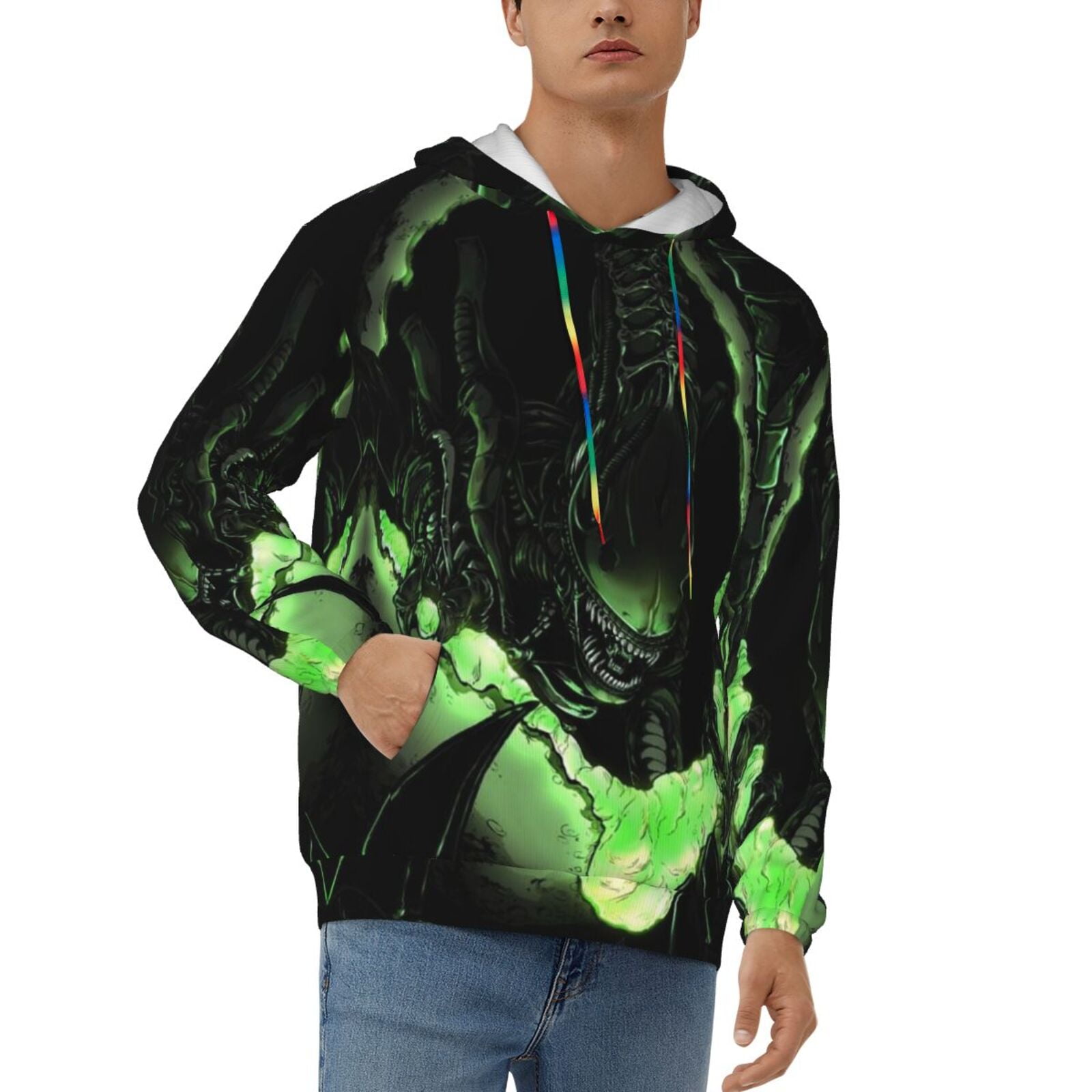 Alien vs Predator Xenomorph Unisex Men's/Women's Cartoon Hoodie Fashion