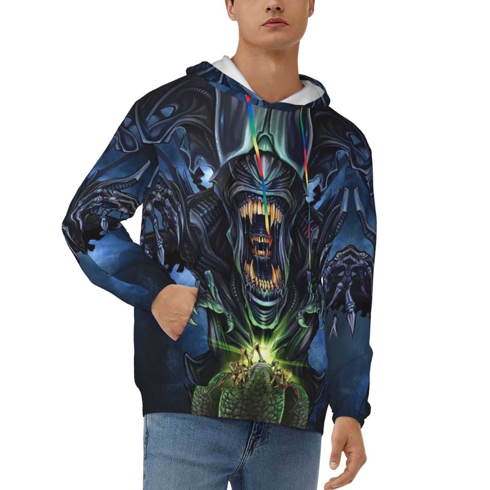 Alien vs Predator Xenomorph Unisex Men's/Women's Cartoon Hoodie Fashion