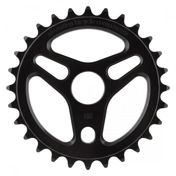 Alienation Enterprise Chainring 28T 1pc 1/8in Steel Black BMX Bike