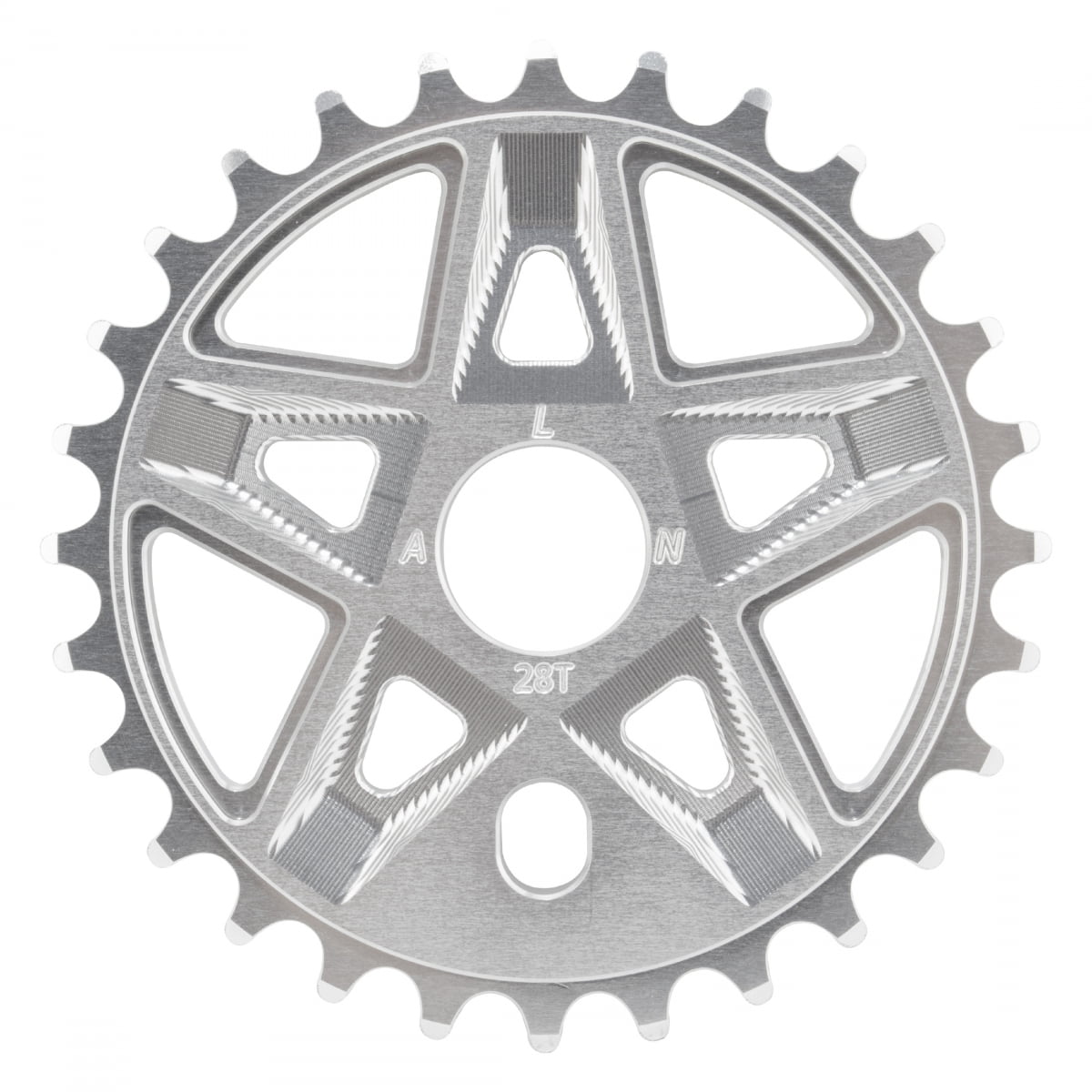 Alienation Pro Raider Chainring 1pc 25T 1/8 Aluminum Silver BMX