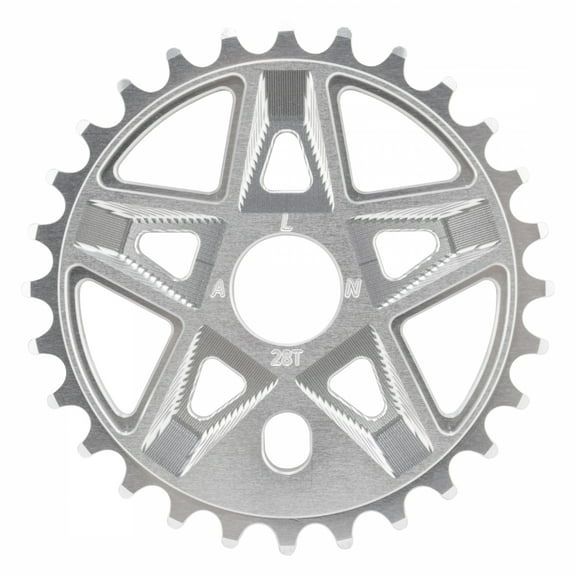 Alienation Pro Raider Chainring 1pc 28T 1/8 Aluminum Silver BMX Bike
