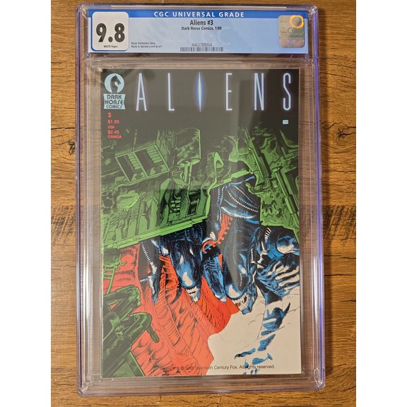 Aliens #3 - CGC 9.8 Comic Book