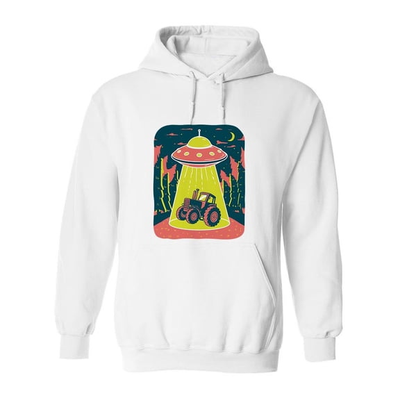 Aliens Abduction Hoodie Men -Image by Shutterstock, Male Small