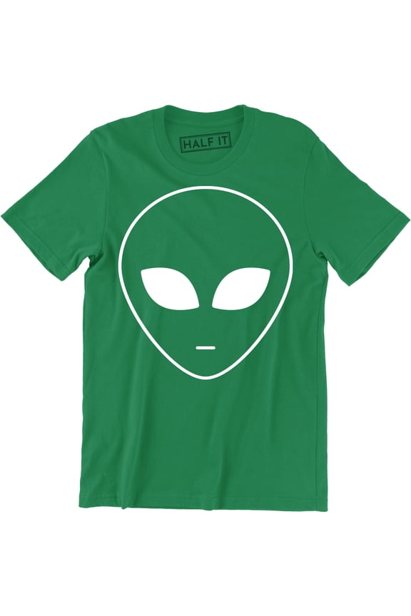Aliens Adult Alien Head UFO Sci-Fi Space Galaxy Planets Gift T-Shirt