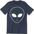 thumbnail image 1 of Aliens Adult Alien Head UFO Sci-Fi Space Galaxy Planets Gift T-Shirt, 1 of 4