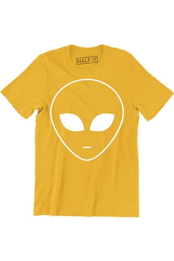 Aliens Adult Alien Head UFO Sci-Fi Space Galaxy Planets Gift T-Shirt