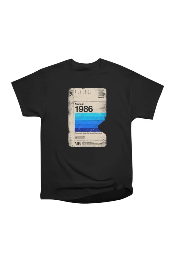 Aliens Blank Tape 1986 T-Shirt Tee Gift For Him Merch For Her Apparel For Friend