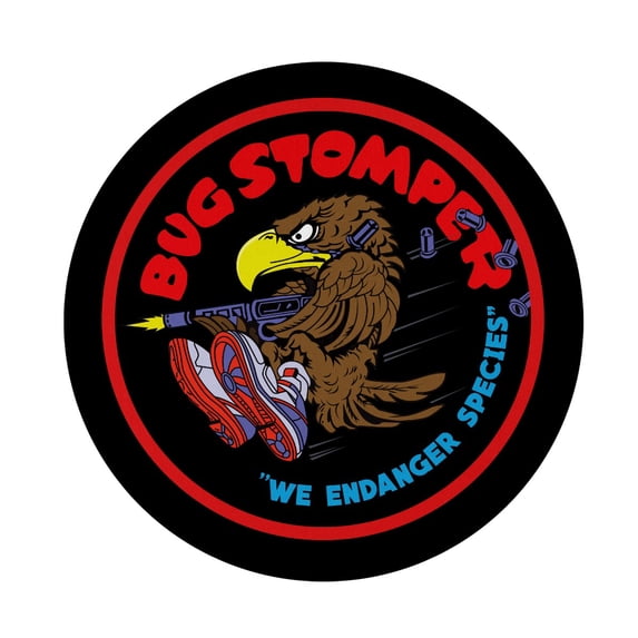 Aliens Bug Stomper Endanger Species 8 Inch Round Mousepad 1/8 Thick