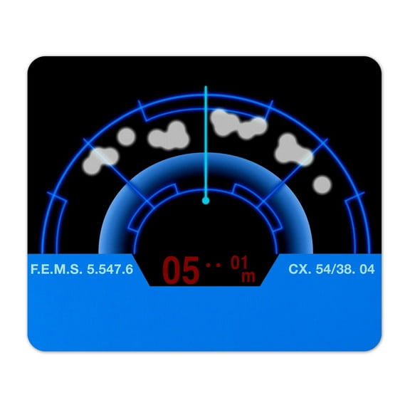 Aliens Colonial Marines Motion Tracker 1/4" Thick Mousepad