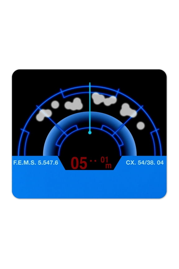 Aliens Colonial Marines Motion Tracker 1/4" Thick Mousepad