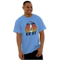 thumbnail image 1 of Aliens Exist UFO Beam Cool Believers Plus Size Crewneck Graphic Tee Shirt Brisco Brands 2X, 1 of 5