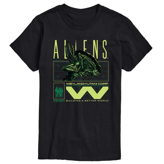 Aliens - Grid - Men's Short Sleeve Graphic T-Shirt