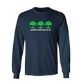 thumbnail image 1 of Aliens Made Me Do It Sarcastic Novelty Gift Idea Adult Humor Funny Men's Long Sleeve Shirts, 1 of 3