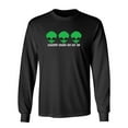 thumbnail image 1 of Aliens Made Me Do It Sarcastic Novelty Gift Idea Adult Humor Funny Men's Long Sleeve Shirts, 1 of 3