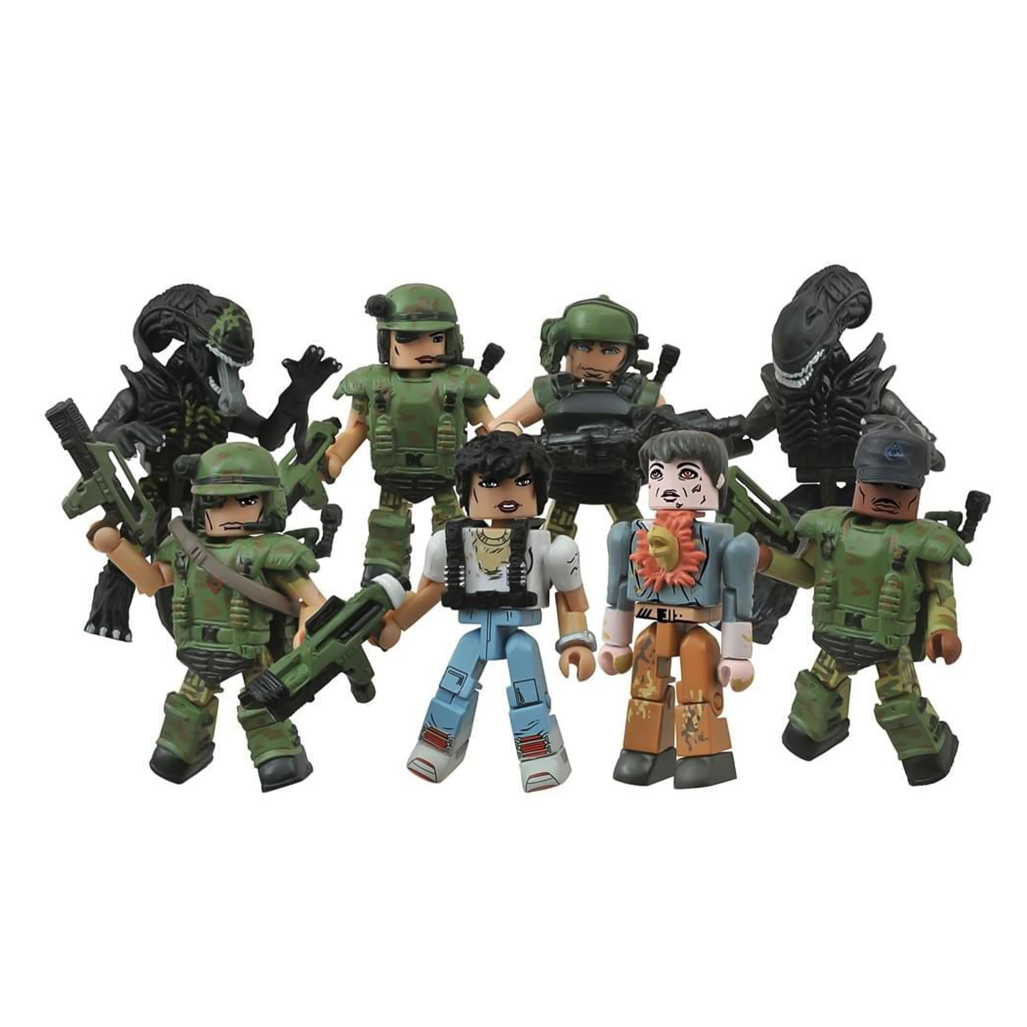Aliens MiniMates フィギュアセット Aliens Minimates Series 1, Sealed Case of 12 - Walmart.com