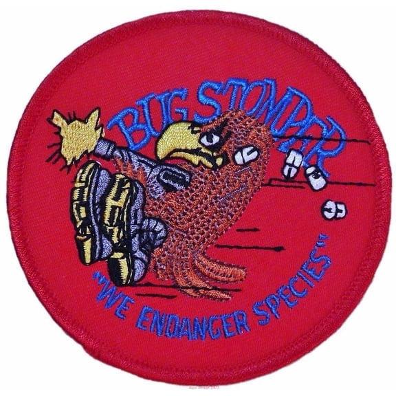 Aliens Movie Marines Drop Ship Bug Stomper Logo 3 1/2" Diameter Patch