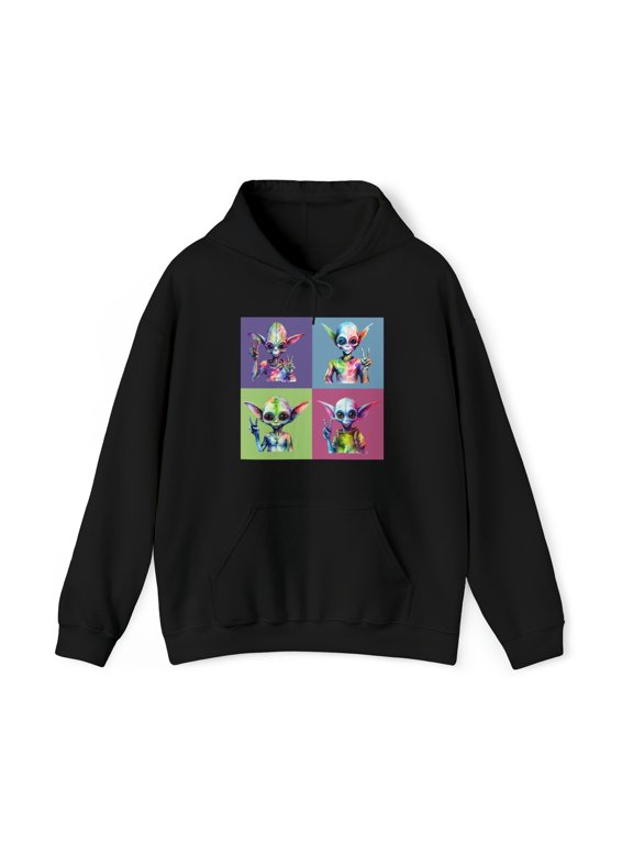 Aliens Peace Sign Sweatshirt, Peace Alien Shirt, ET Alien UFO Lover's Shirt