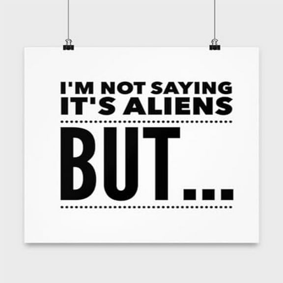 Aliens Poster - 13x13 Wall Decor Gift