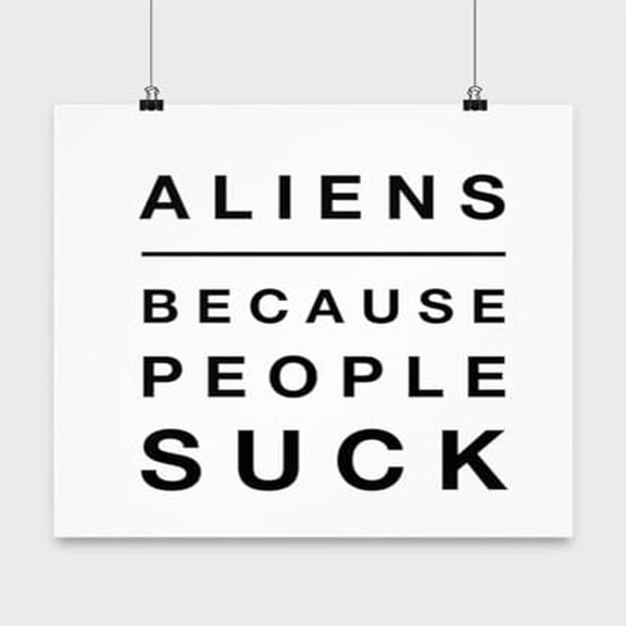 Aliens Poster - 13x13 - Wall Decor for Fans Gift