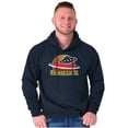 thumbnail image 1 of Aliens UFOs Believers Funny Nerdy Unisex Plus Fleece Graphic Hoodie Brisco Brands 4X, 1 of 4