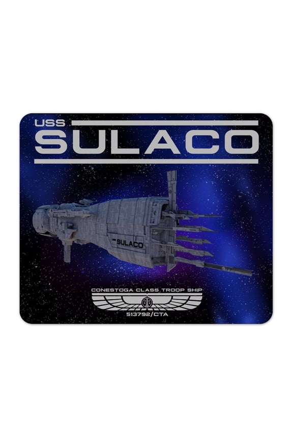 Aliens USS Sulaco In Space 1/4" Thick Mouse Pad