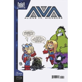 Aliens Vs. Avengers #1D VF ; Marvel Comic Book
