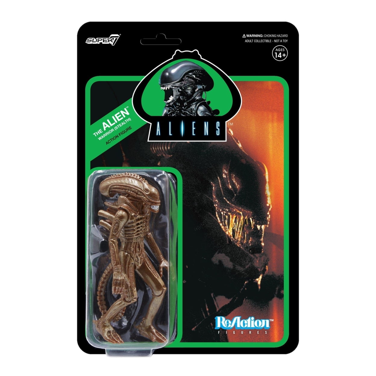 Aliens Warrior Alien Bronze Action Figure Xenomorph Stealth