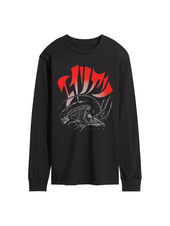 s - Xenomorph Men's Long Sleeve Graphic T-Shirt