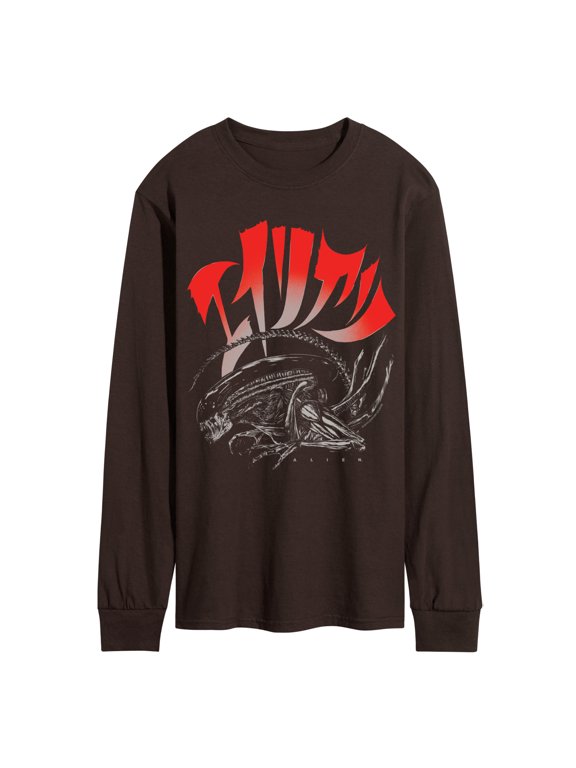 s - Xenomorph Men's Long Sleeve Graphic T-Shirt