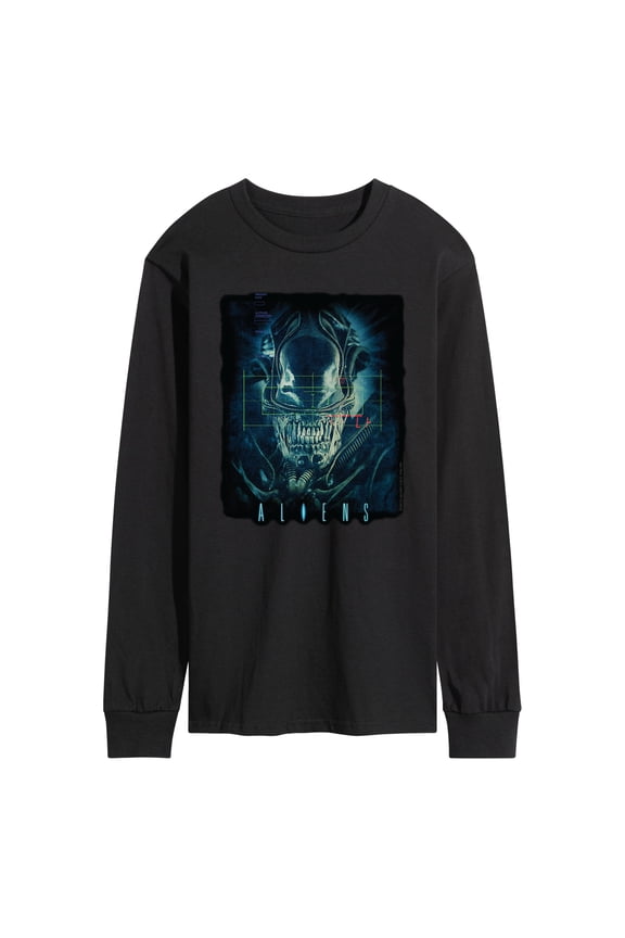 s - Xenomorph - Men's Long Sleeve Graphic T-Shirt