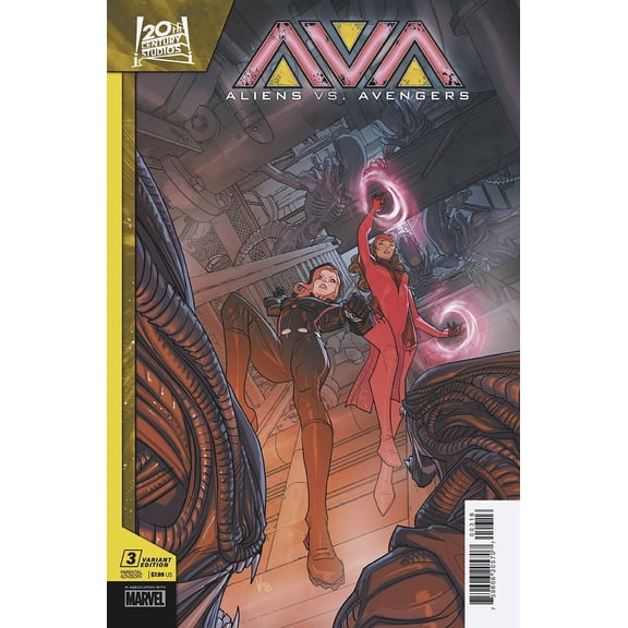 Aliens vs. Avengers #3C VF ; Marvel Comic Book
