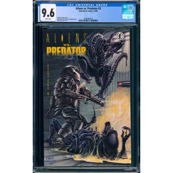 Aliens vs. Predator #3 - CGC 9.6 Comic Book