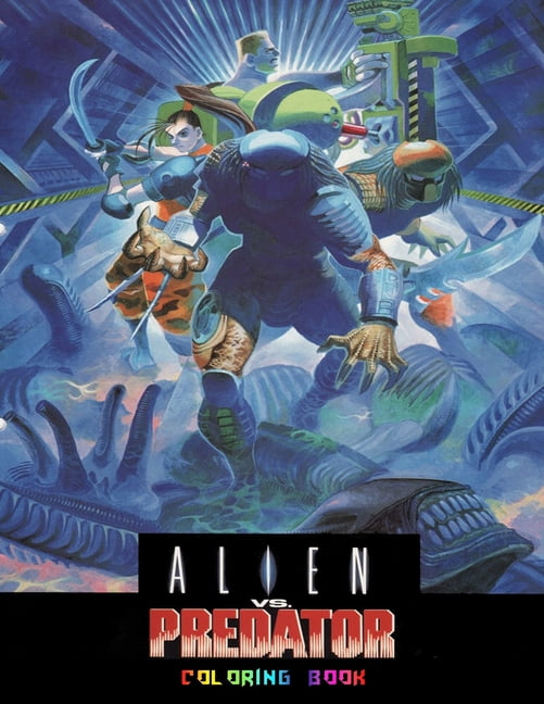 Aliens vs Predator Coloring Book : Cute coloring book Aliens vs