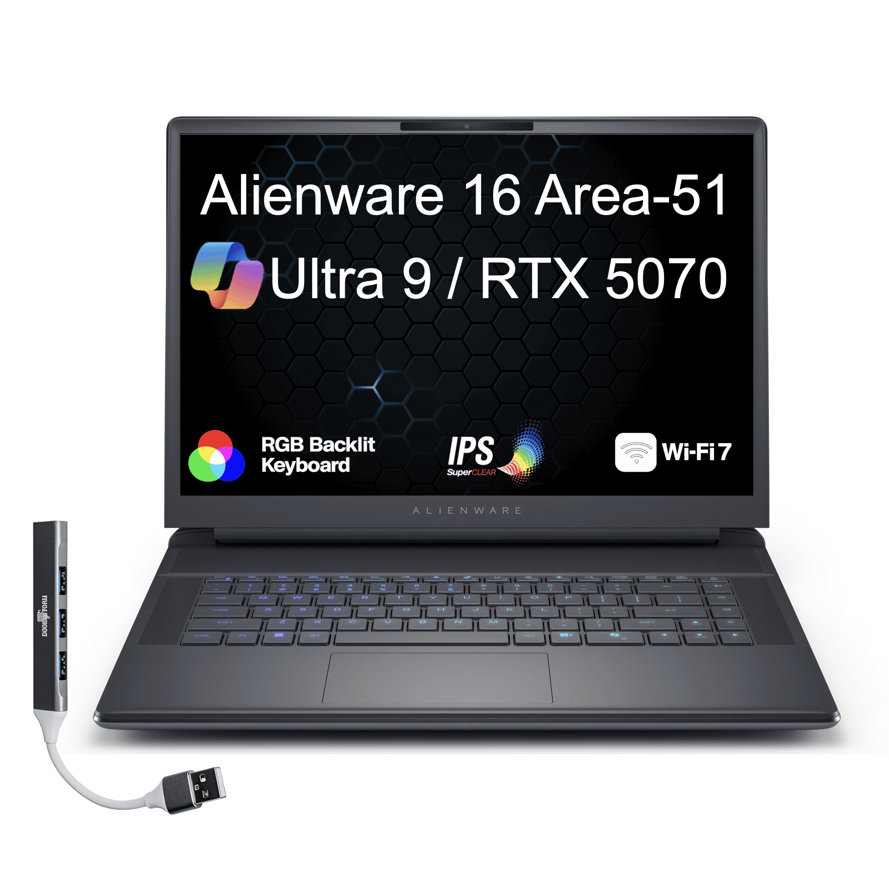 Alienware 16 Area-51 AA16250 AI Gaming Laptop 16.0in 240Hz IPS WQXGA ...