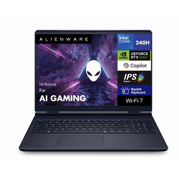 Alienware 16 Aurora AC16250 AI Gaming Laptop 16.0in 120Hz IPS WQXGA ...