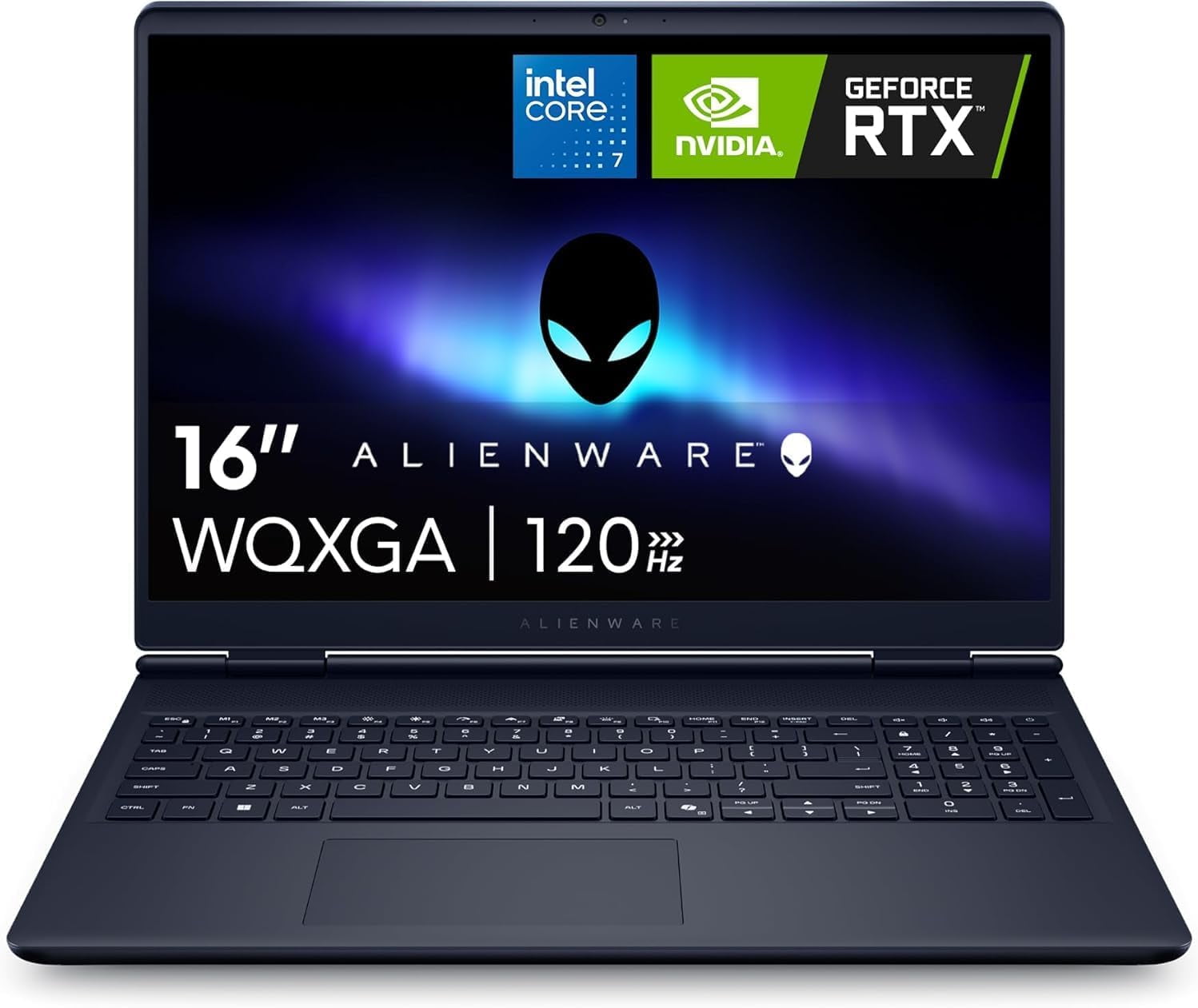 Alienware 16 Aurora Gaming Laptop AC16250-16-inch WQXGA (2560 x 1600) Display, Intel Core 7-240H Series 2, 16GB DDR5 RAM, 512GB SSD, NVIDIA GeForce RTX 5050 8GB GDDR7, Windows 11 Home, Indigo Blue