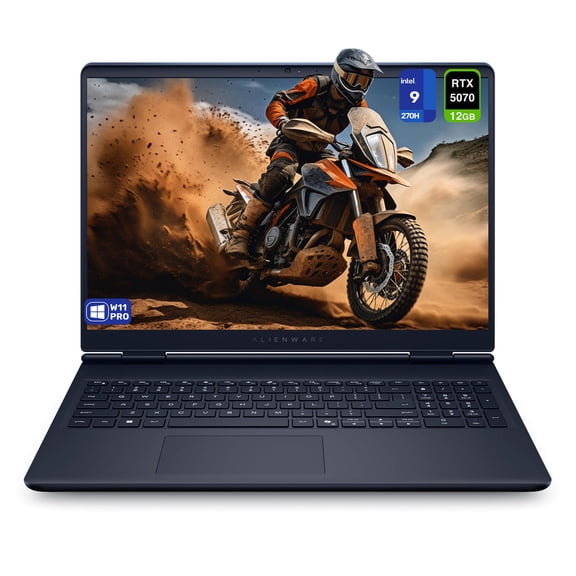 Alienware 16 Aurora Gaming Laptop, Intel 9-270H, 64 GB DDR5 RAM, 2 TB PCIe SSD, 16" WQXGA (2560x1600) 120Hz Display, Nvidia G-Force RTX 5070, Backlit Keyboard, W11 Pro, Blue