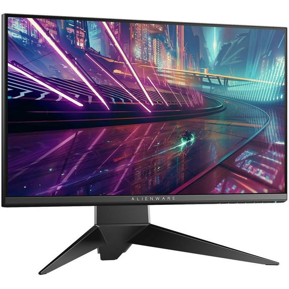 Alienware 25 Gaming Monitor - AW2518Hf, Full HD @ Native 240 Hz, 16: 9, 1ms response time, DP, HDMI 2.0A, USB 3.0, AMD Freesync, Tilt, Swivel, Height-Adjustable
