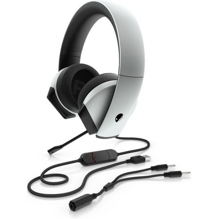 Alienware - AW510H Wired 7.1 Gaming Headset - Lunar Light