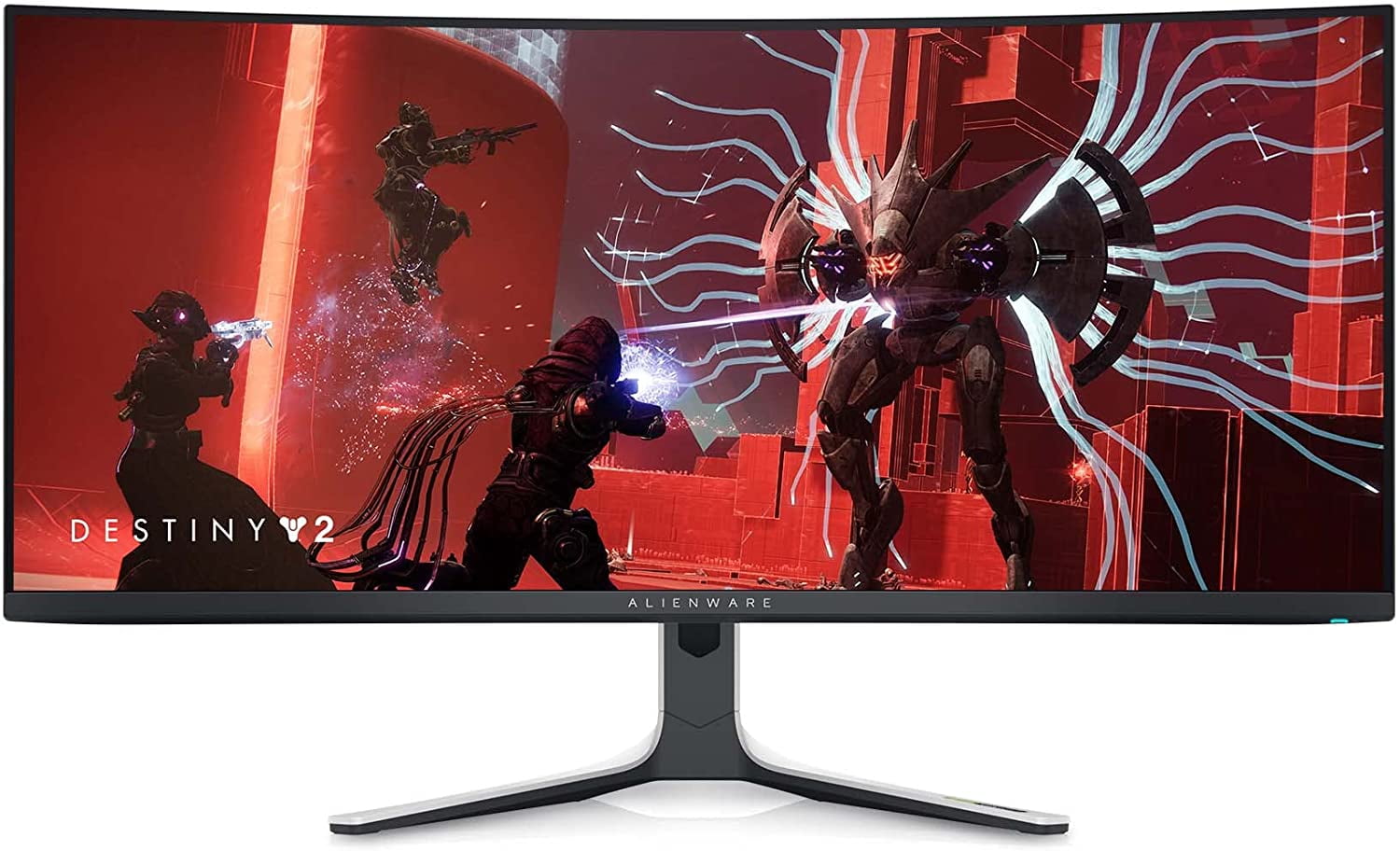 Alienware AW3423DW 34インチ ウルトラワイドOLEDモニター Alienware AW3423DW Lunar Light, 34.18in Curved Gaming Monitor, QD